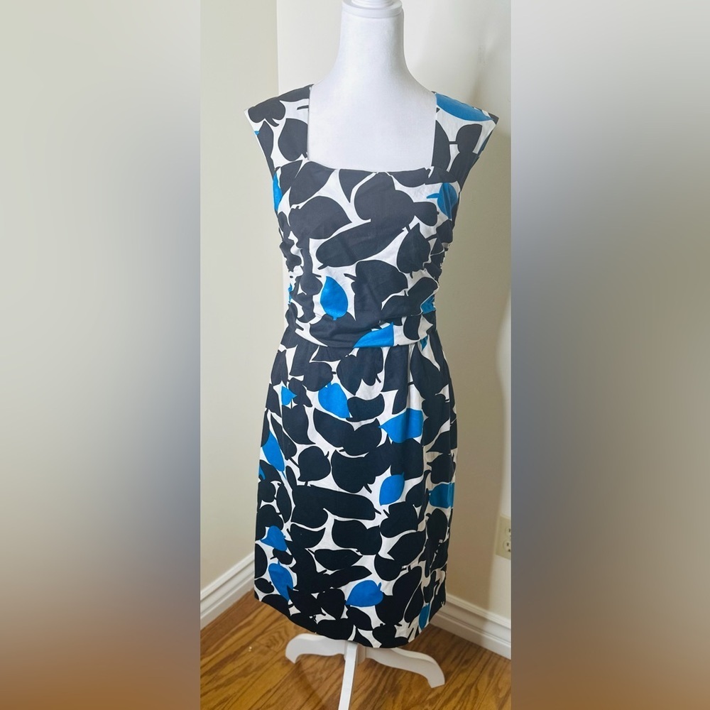 Donna Ricco Women's Black White Royal Blue Size 6